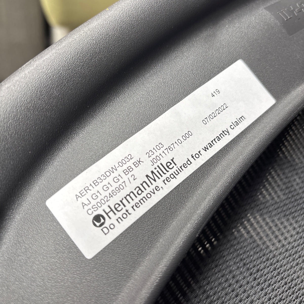 Herman Miller Aeron Remastered | Antraciet