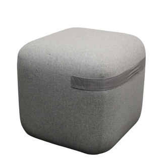 Viccarbe Season Poef | Design kruk | Grijs | Verrijdbaar