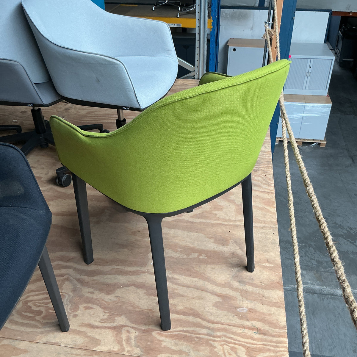 Vitra Softshell Vergaderstoel | 4-poots | Groen