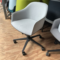 Vitra Softshell Vergaderstoel | Verrijdbaar | Grijs
