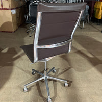 ICF vergaderstoelen | bruin | leer