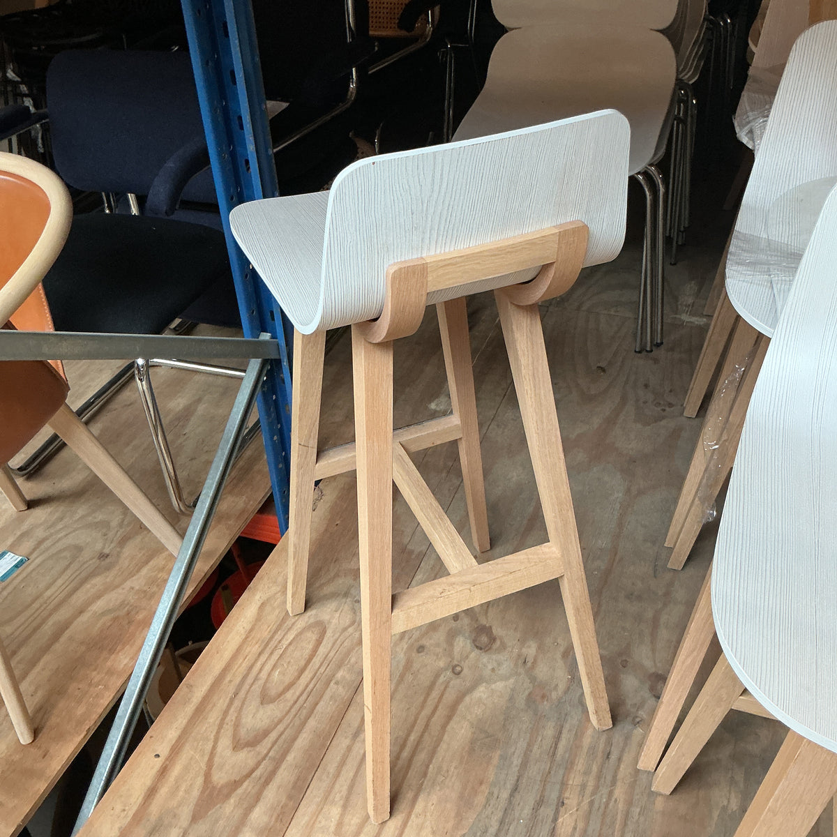 Alki Barkruk | Wit / Hout