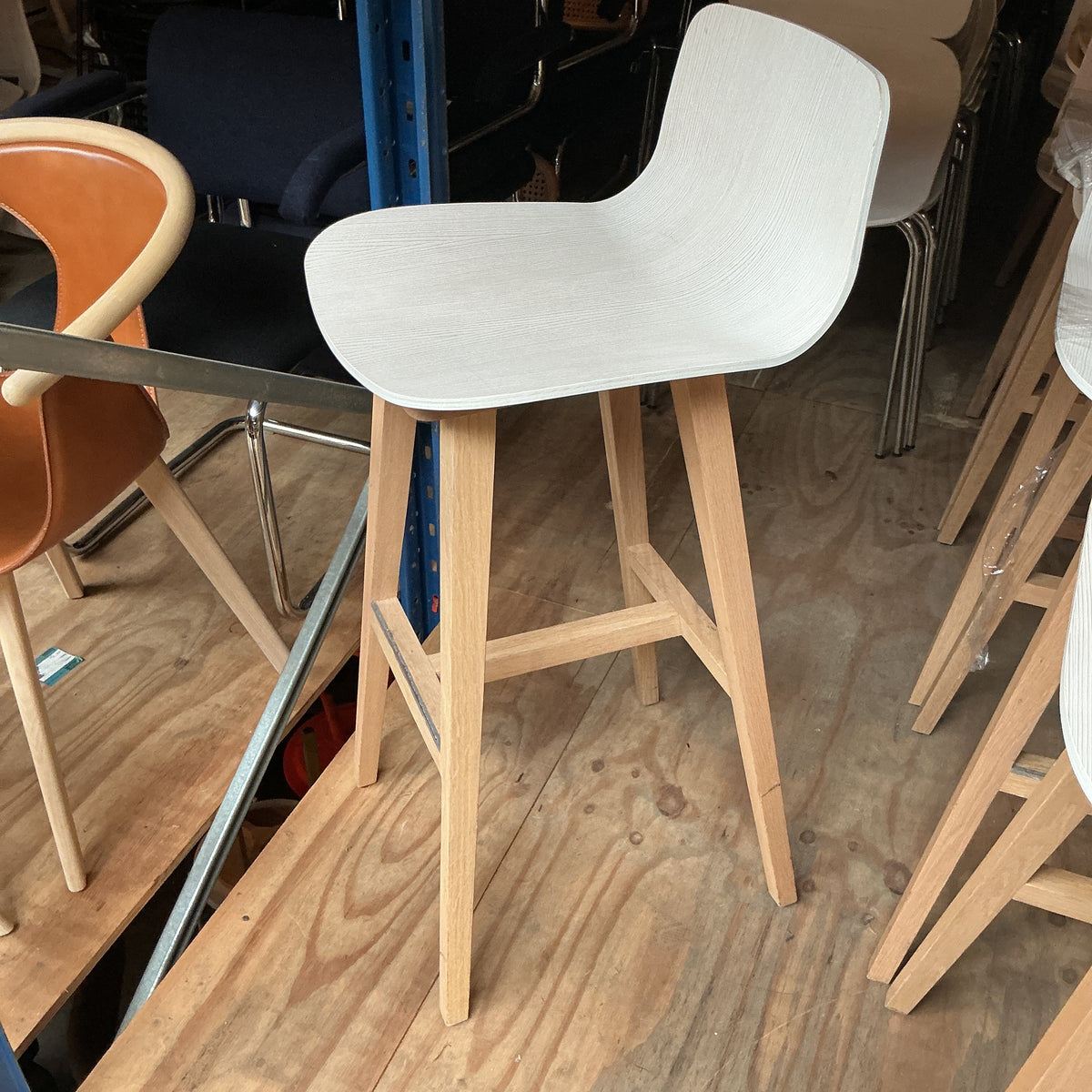 Alki Barkruk | Wit / Hout