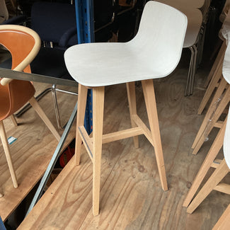 Alki Barkruk | Wit / Hout