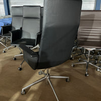 Brunner vergaderstoelen | leer | zwart