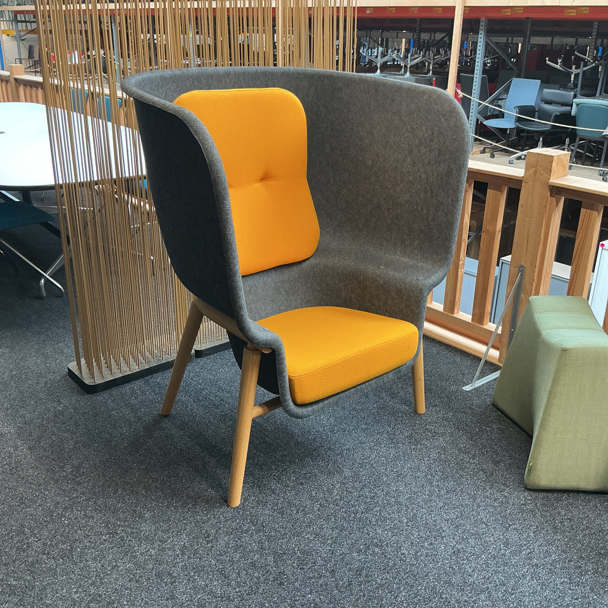 De Vorm Fauteuil | Akoestisch | Oranje / Antraciet