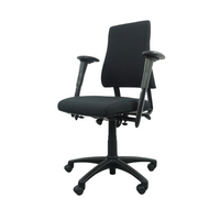 BMA Axia Bureaustoel | Refurbished | Nieuw Gestoffeerd | Zwart