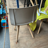Kush&Co Vergaderstoel | Grijs / Hout