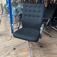 Vitra ID Trim Vergaderstoel | Zwart