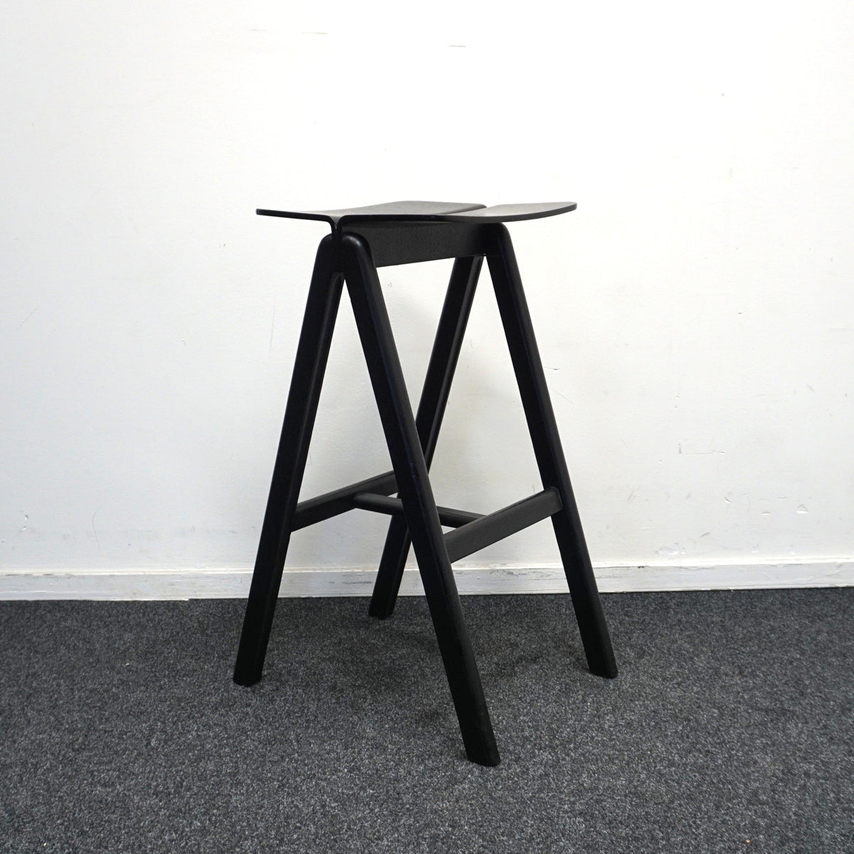 HAY Copenhague Design Barkruk | Zwart | Zithoogte 75 cm