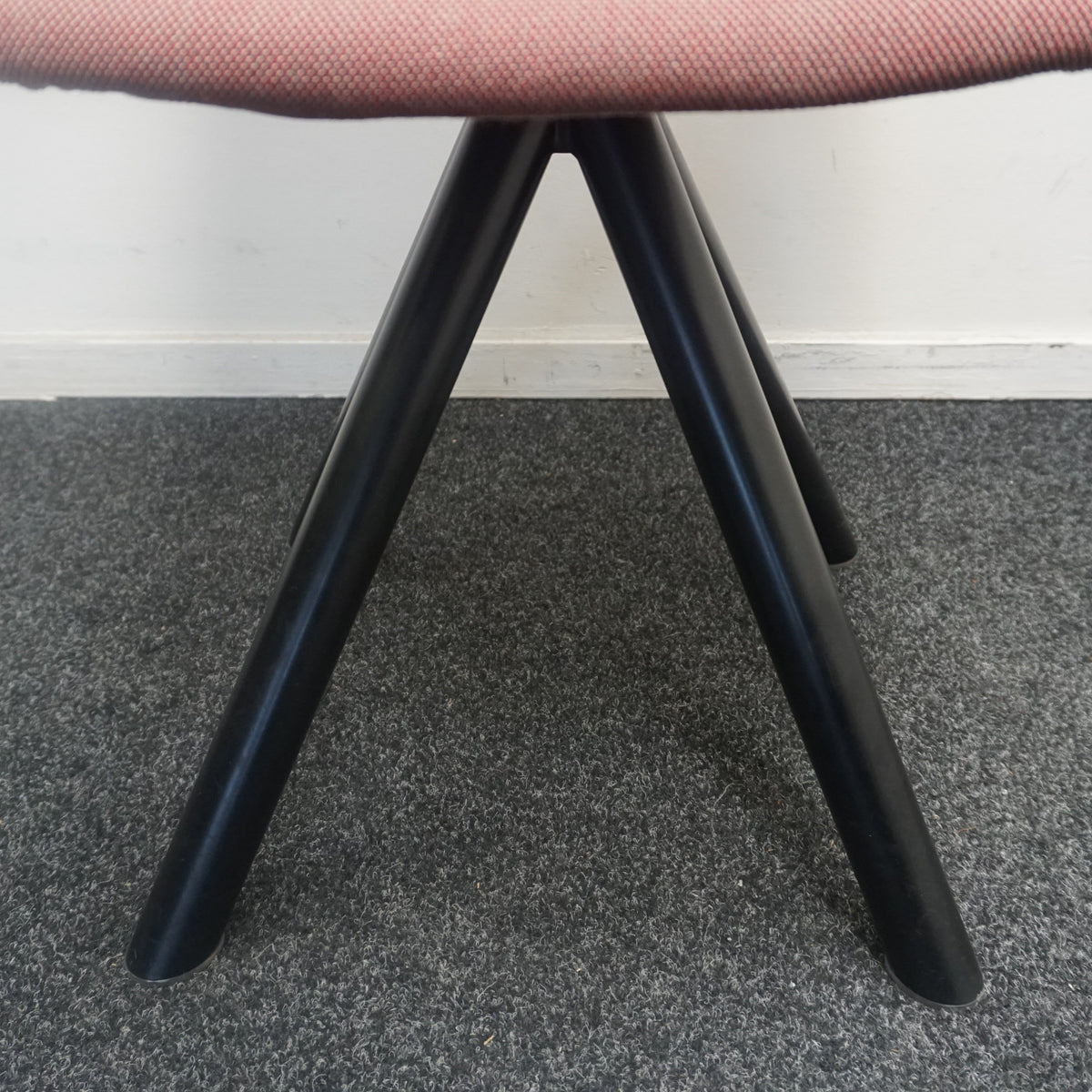 Viccarbe Maarten Soft Upholstery Design Stoel | Roze Gemeleerd