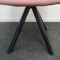 Viccarbe Maarten Soft Upholstery Design Stoel | Roze Gemeleerd