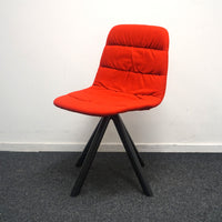 Viccarbe Maarten Soft Upholstery Design Stoel | Rood