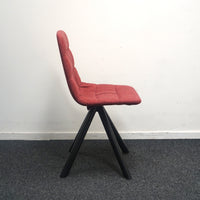 Viccarbe Maarten Soft Upholstery Design Stoel | Bordeauxrood