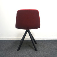 Viccarbe Maarten Soft Upholstery Design Stoel | Bordeauxrood