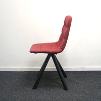Viccarbe Maarten Soft Upholstery Design Stoel | Bordeauxrood
