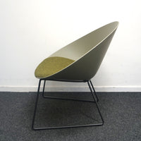 Arper Adell Lounge Chair Design Fauteuil | Groen