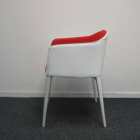 Pedrali Laja 885 Design Stoel | Wit / Rood