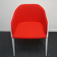 Pedrali Laja 885 Design Stoel | Wit / Rood