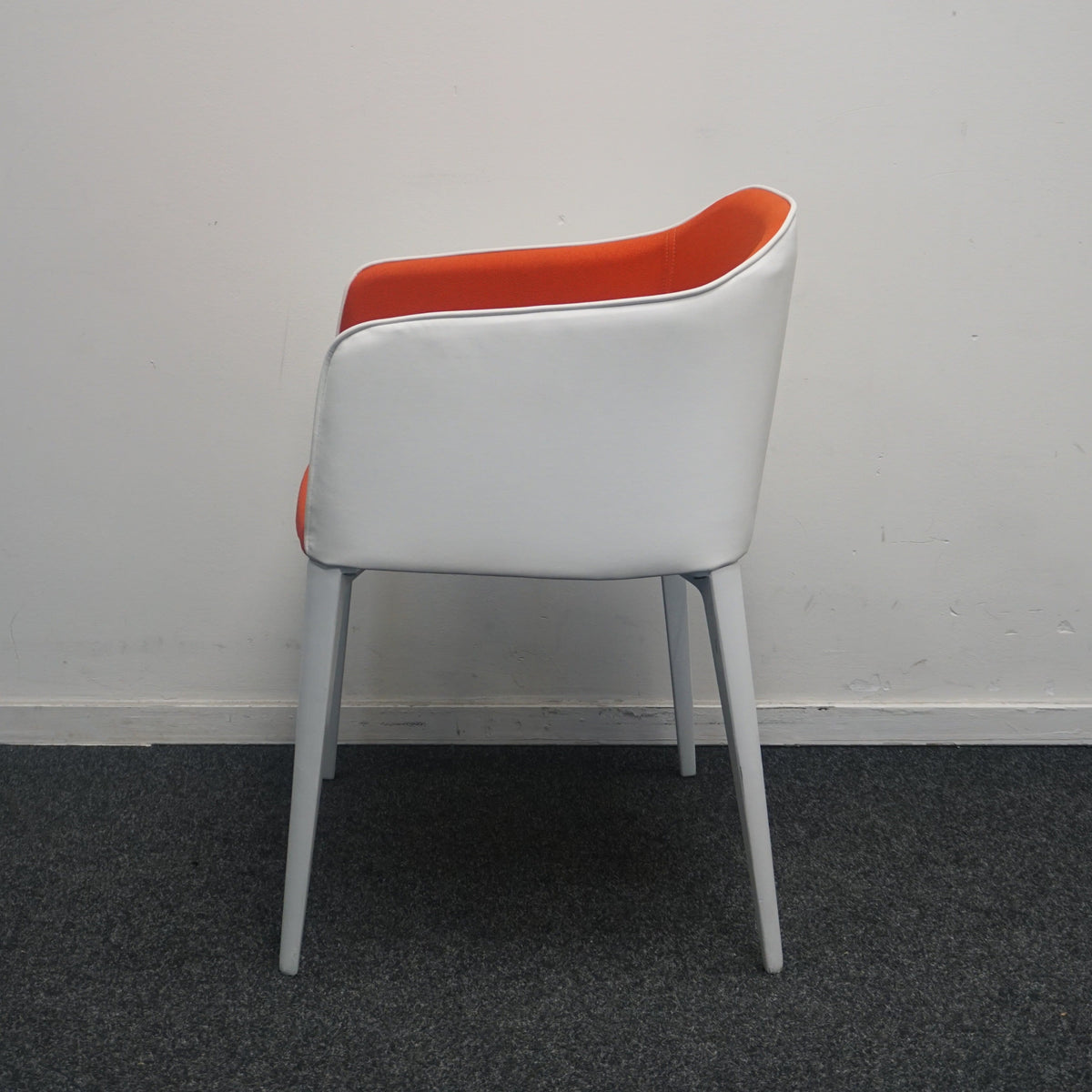 Pedrali Laja 885 Design Stoel | Wit / Oranje