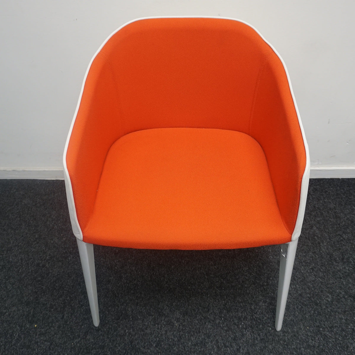 Pedrali Laja 885 Design Stoel | Wit / Oranje