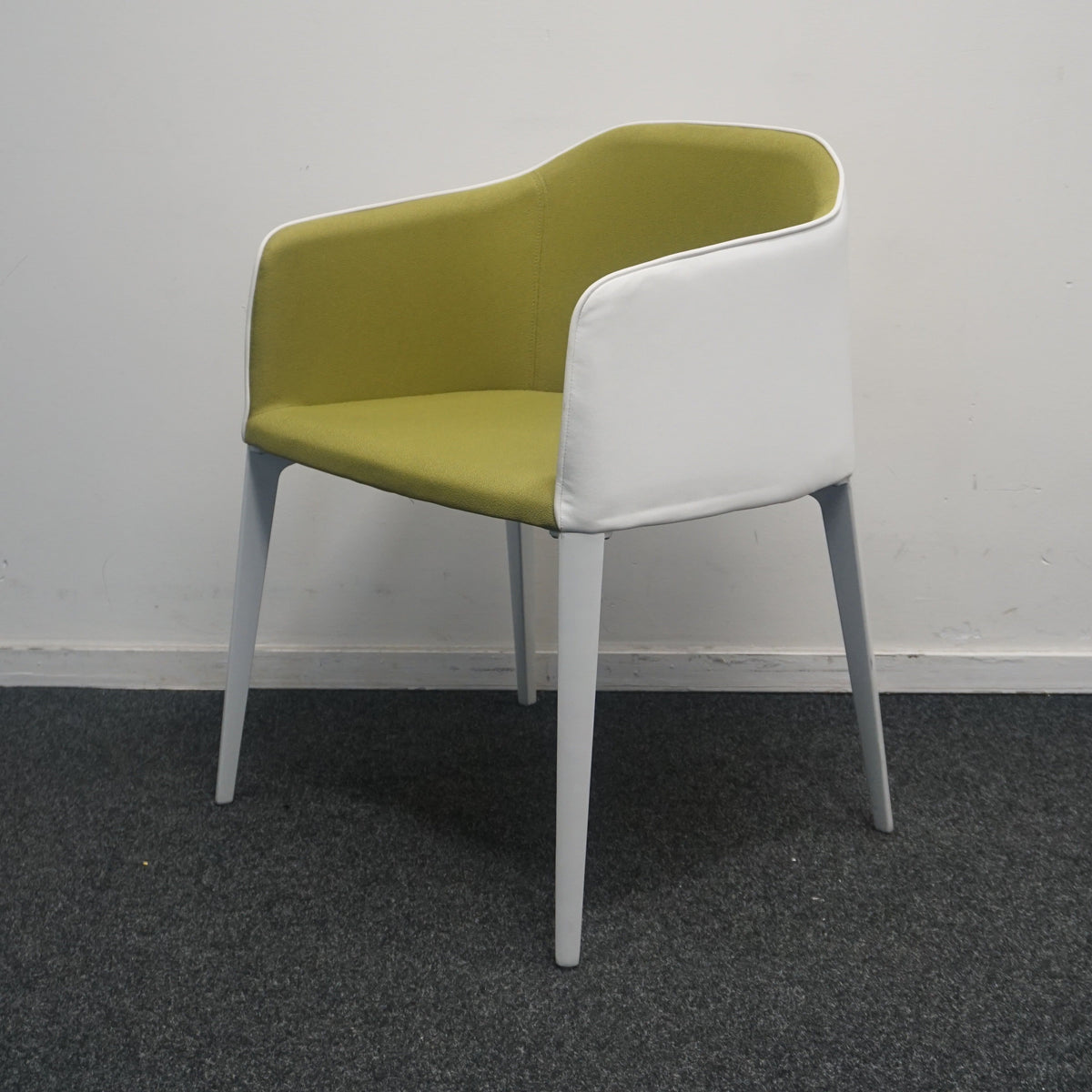 Pedrali Laja 885 Design Stoel | Wit / Groen