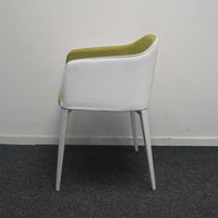 Pedrali Laja 885 Design Stoel | Wit / Groen