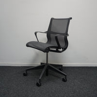 Herman Miller Setu Vergaderstoel | Bureaustoel | Antraciet