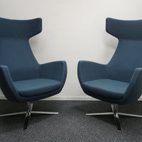 Ahrend Design Fauteuil | Draaibaar | Petrol Blauw