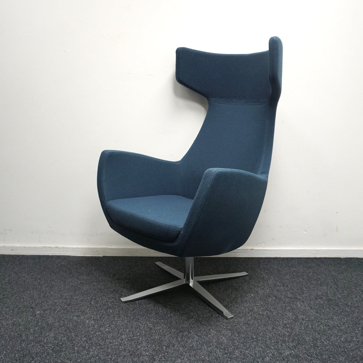 Ahrend Design Fauteuil | Draaibaar | Petrol Blauw
