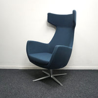 Ahrend Design Fauteuil | Draaibaar | Petrol Blauw