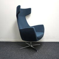 Ahrend Design Fauteuil | Draaibaar | Petrol Blauw