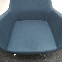 Ahrend Design Fauteuil | Draaibaar | Petrol Blauw