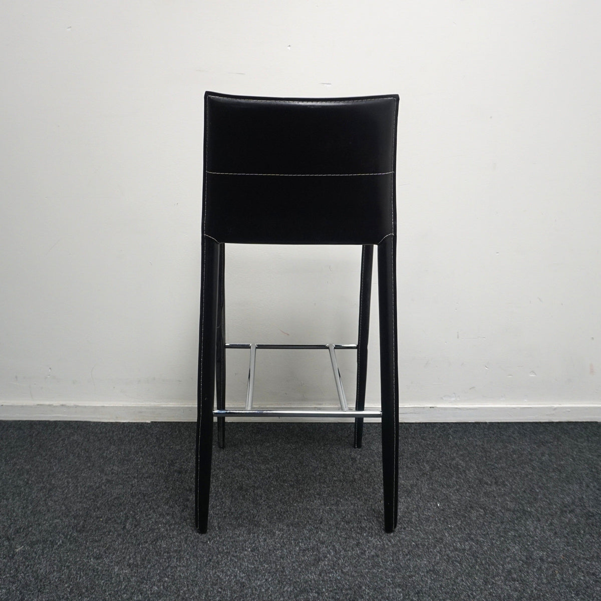 Bontempi Linda Barkruk | Leer | Metaal | Zithoogte 77 cm