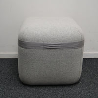 Viccarbe Season Poef | Design kruk | Grijs | Verrijdbaar