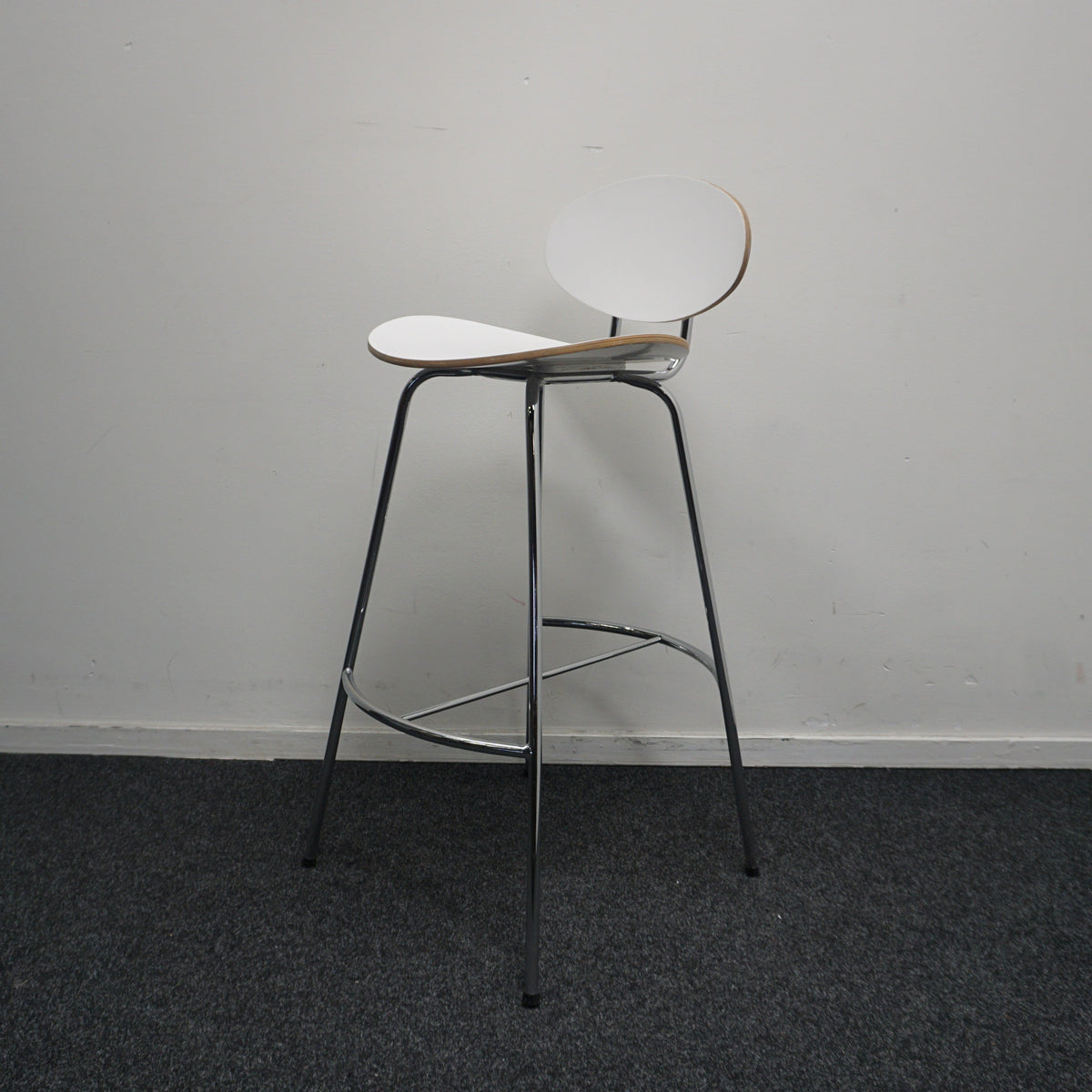 Saxon Design Barkrukken | Hout | Wit | Zithoogte 76 cm