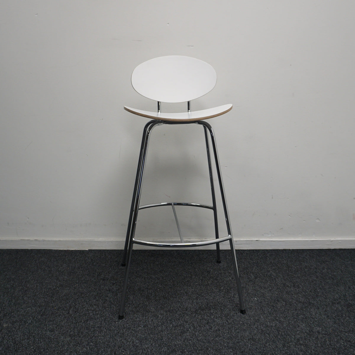 Saxon Design Barkrukken | Hout | Wit | Zithoogte 76 cm