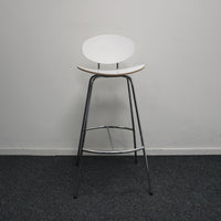 Saxon Design Barkrukken | Hout | Wit | Zithoogte 76 cm