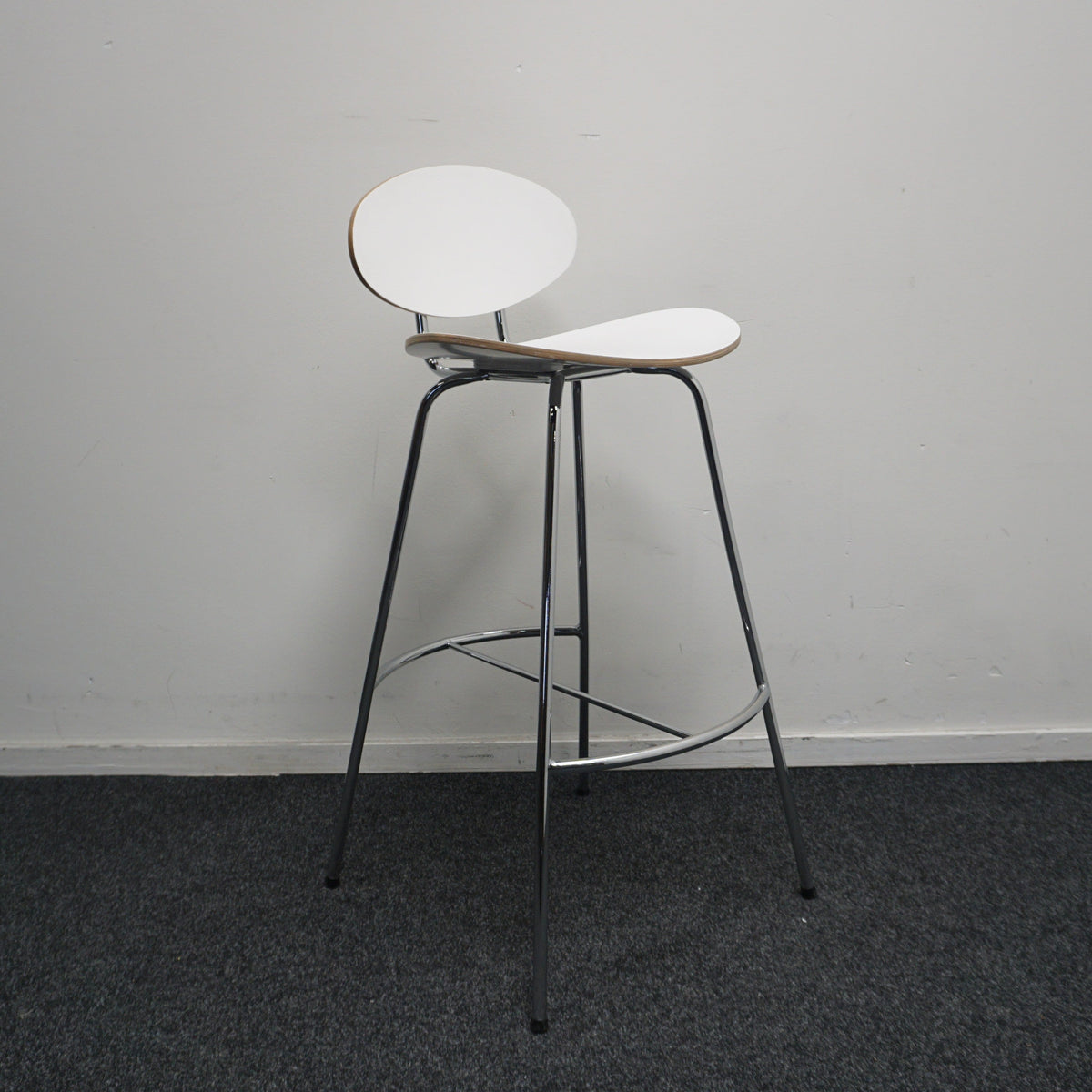 Saxon Design Barkrukken | Hout | Wit | Zithoogte 76 cm