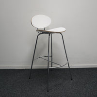 Saxon Design Barkrukken | Hout | Wit | Zithoogte 76 cm