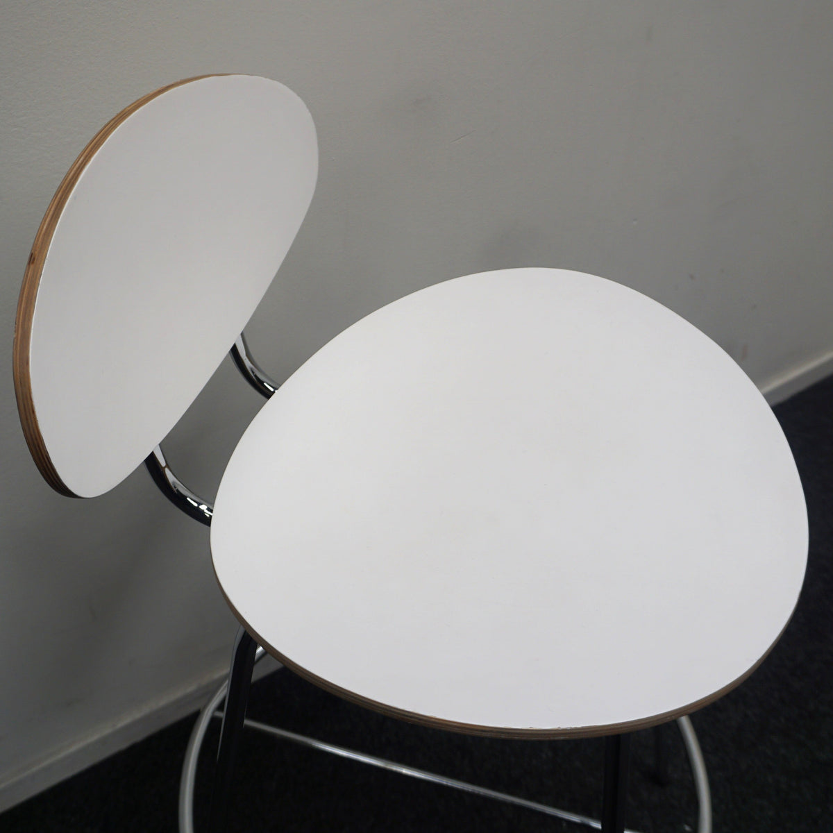 Saxon Design Barkrukken | Hout | Wit | Zithoogte 76 cm