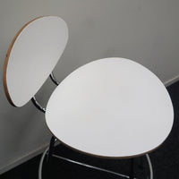 Saxon Design Barkrukken | Hout | Wit | Zithoogte 76 cm