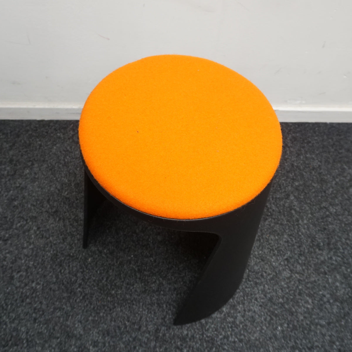 Sellex Handy Kruk | Poefje | Zit Hoogte 46 cm | Oranje