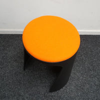 Sellex Handy Kruk | Poefje | Zit Hoogte 46 cm | Oranje
