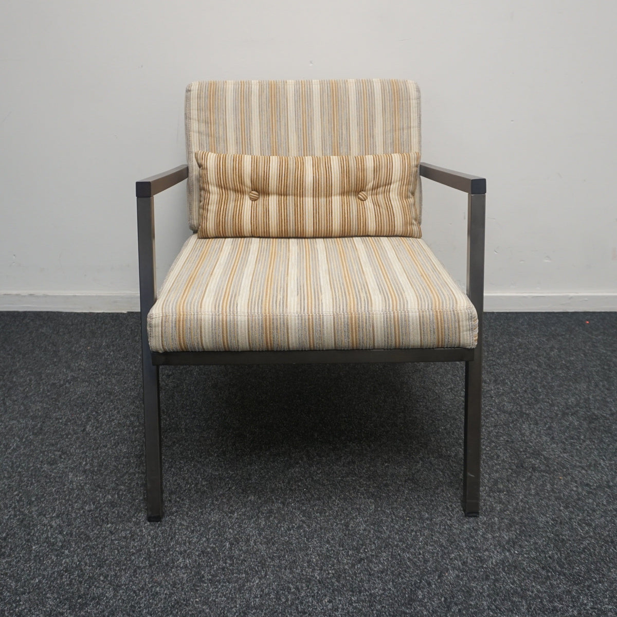 Satelliet 25.25 LAC Fauteuil | Design stoel Bruin Gestreept