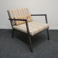 Satelliet 25.25 LAC Fauteuil | Design stoel Bruin Gestreept