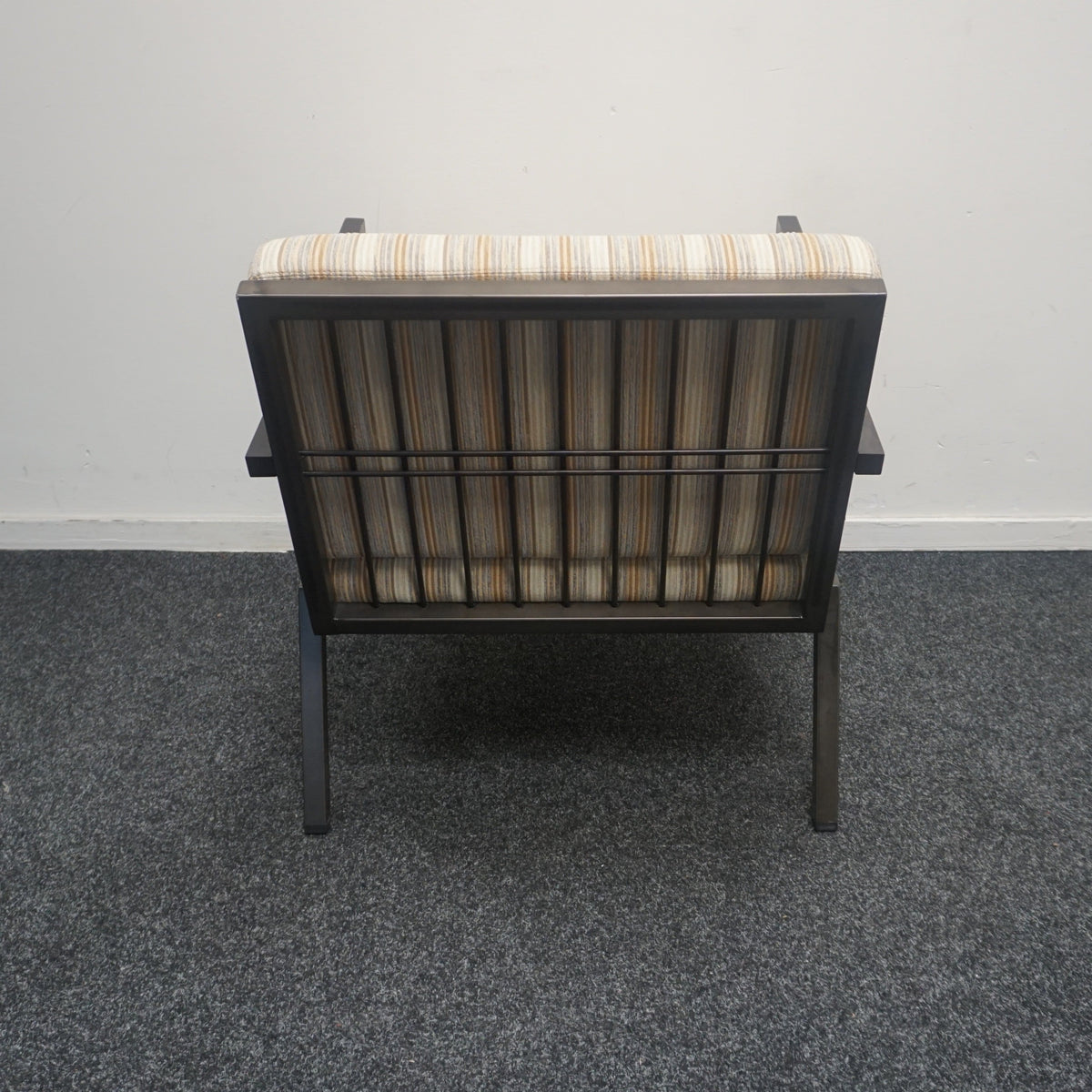Satelliet 25.25 LAC Fauteuil | Design stoel Bruin Gestreept