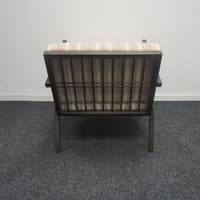 Satelliet 25.25 LAC Fauteuil | Design stoel Bruin Gestreept