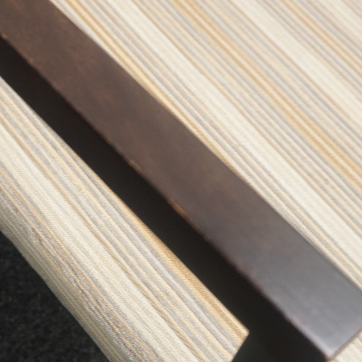 Satelliet 25.25 LAC Fauteuil | Design stoel Bruin Gestreept