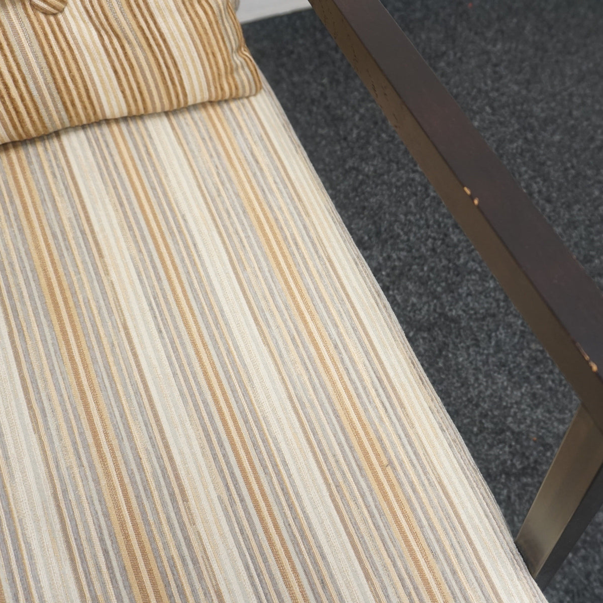 Satelliet 25.25 LAC Fauteuil | Design stoel Bruin Gestreept